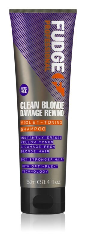 

Фиолетовый тонирующий шампунь для светлых и балаяжных волос Fudge Clean Blonde Damage Rewind