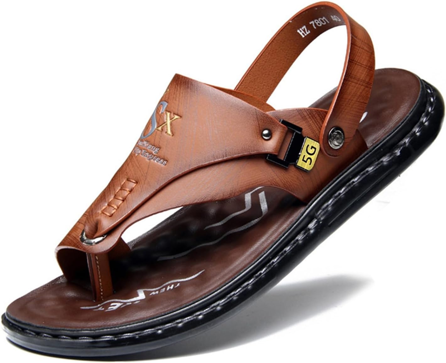 

Мужские ортопедические сандалии WCXTY от косточки, летние пляжные шлепанцы для коррекции пальцев, удобные легкие ортопедические тапочки для Hallux Valgus, коричневый