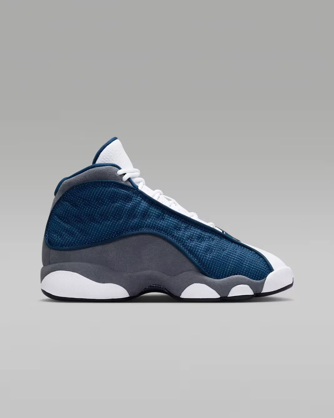 Кроссовки для детей постарше Air Jordan 13 Retro "Flint", Navy/Flint Grey/White/University Blue — фото 3