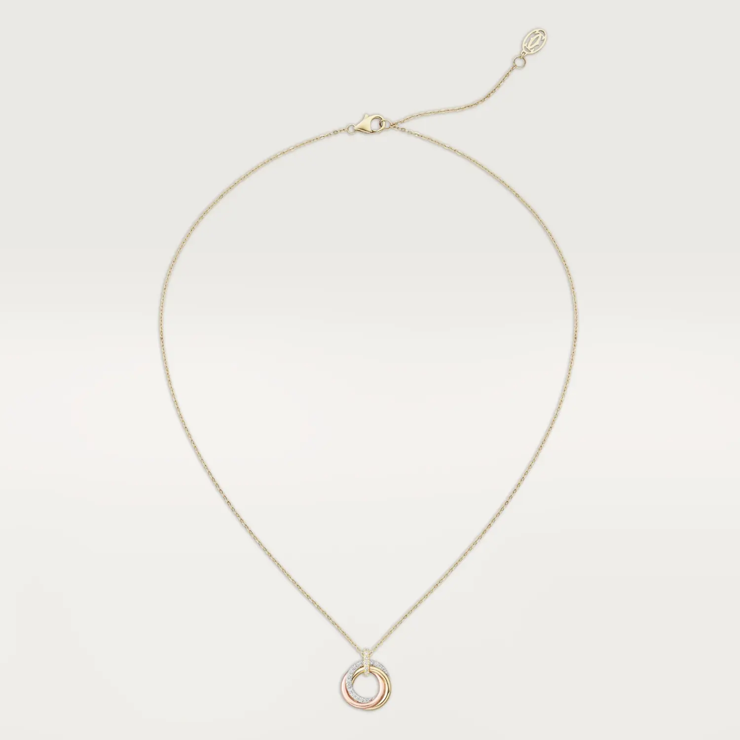 

Колье Cartier Trinity, 38-42 см, белое золото/розовое золото/желтое золото/бриллианты