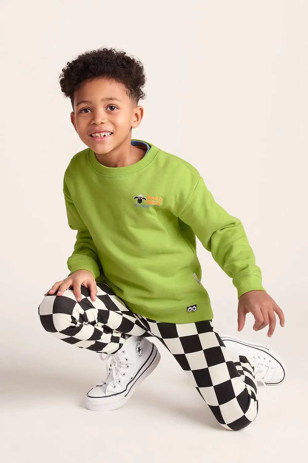 Свитшот с принтом Shaun the Sheep Tog24, Lime — фото 2