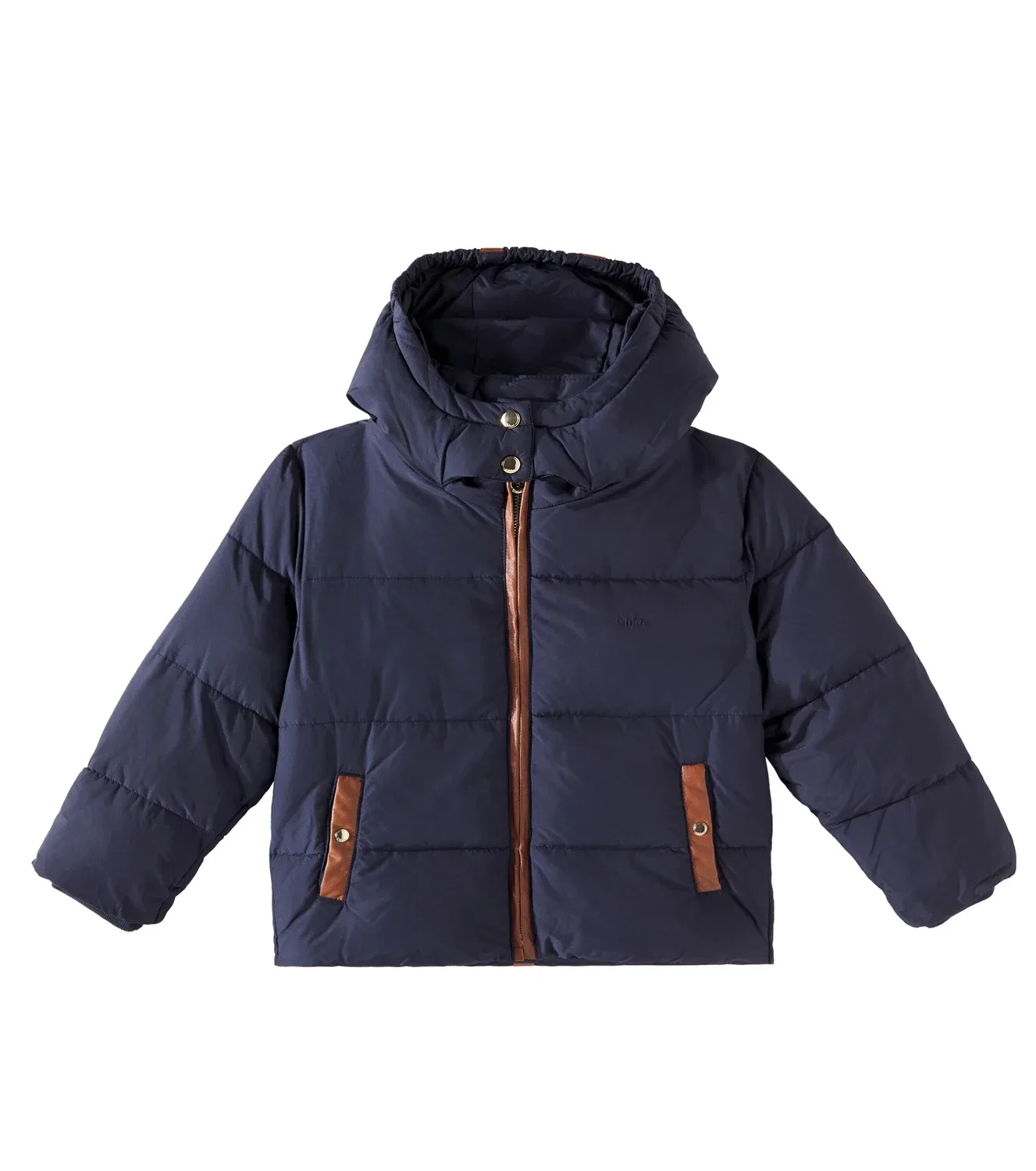 Легкая куртка стеганая Chloé Kids, синий