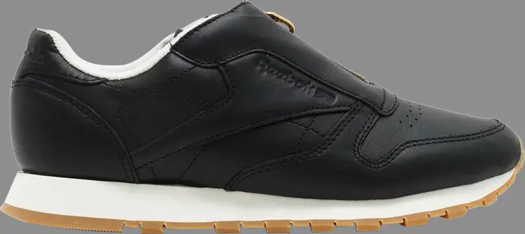 

Кроссовки wmns classic leather zip Reebok, синий, Синий;черный, Кроссовки wmns classic leather zip Reebok, синий
