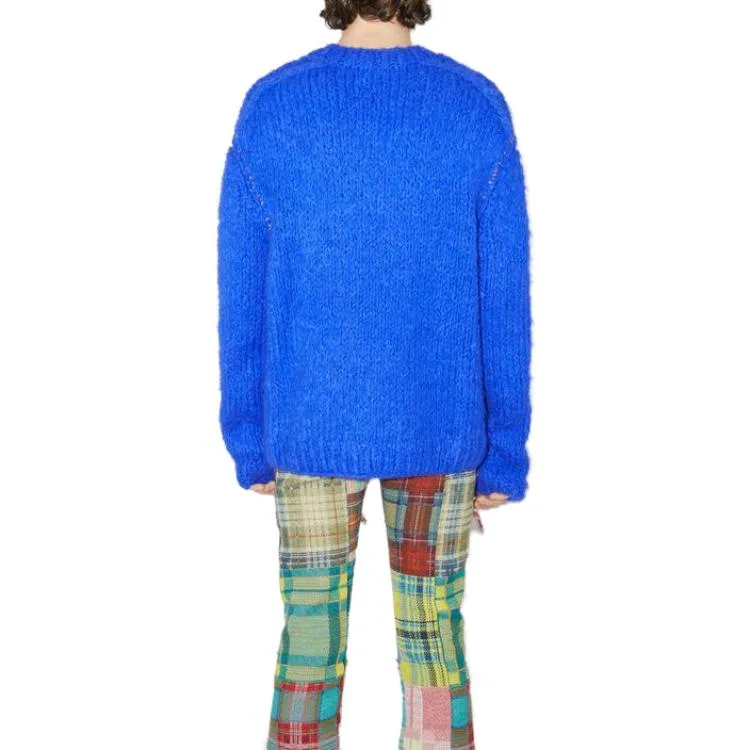 Мужской свитер с V-образным вырезом Nordic Style Acne Studios, Dark Blue — фото 3