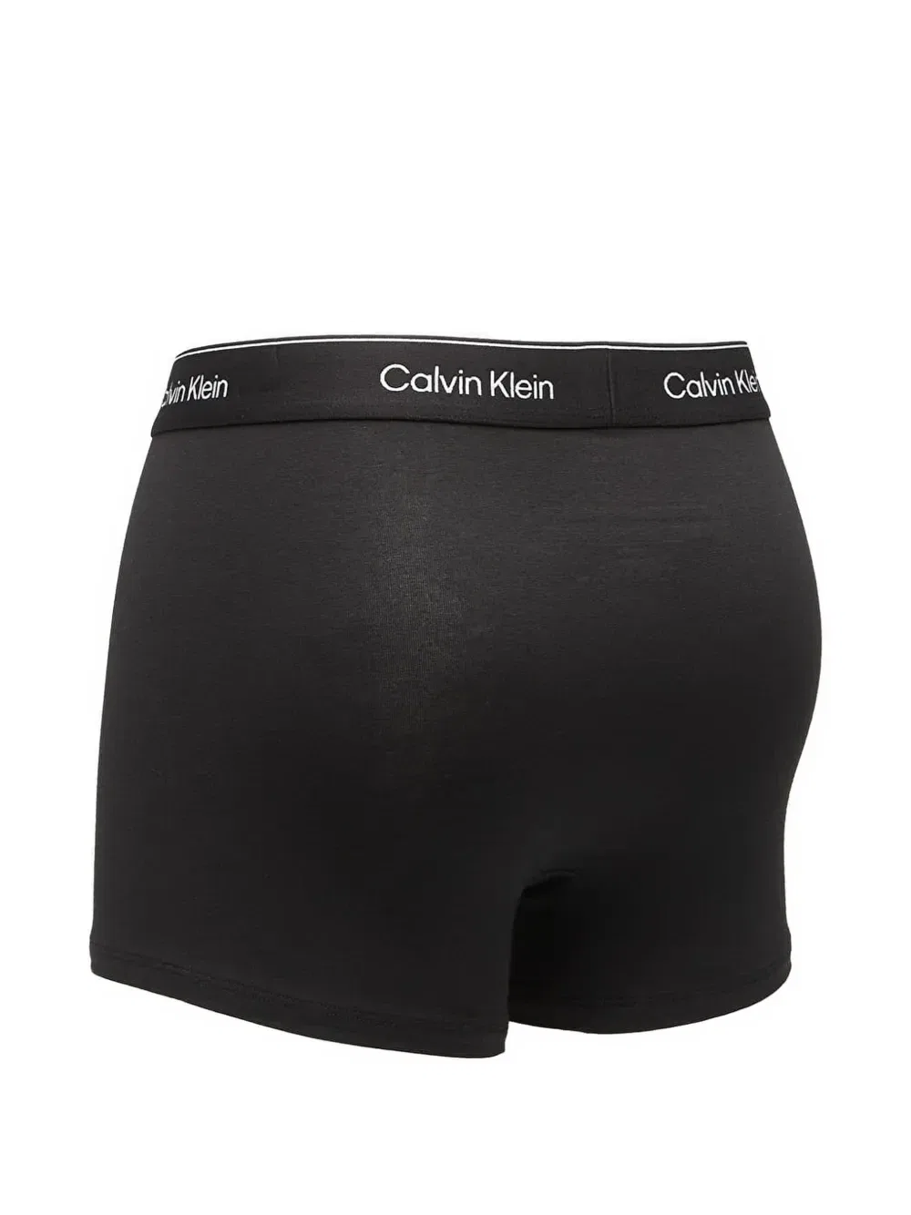 Трусы свободного покроя с логотипом на поясе (комплект из пяти штук) Calvin Klein, черный — фото 2