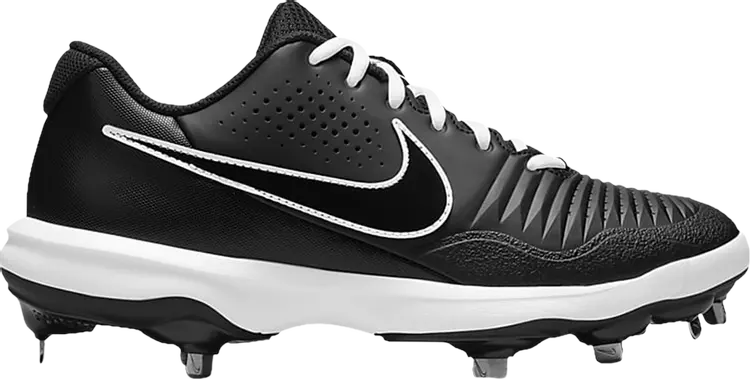 

Бутсы Nike Alpha Huarache Varsity 3 Low 'Black White', черный
