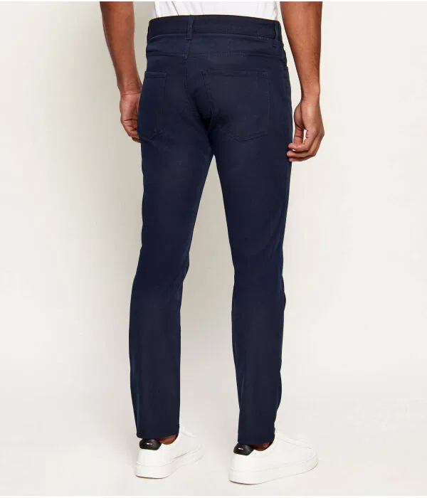 Мужские чиносы с эффектом стрейч P-Delaware5 Slim Fit BOSS, Blu Marino — фото 4