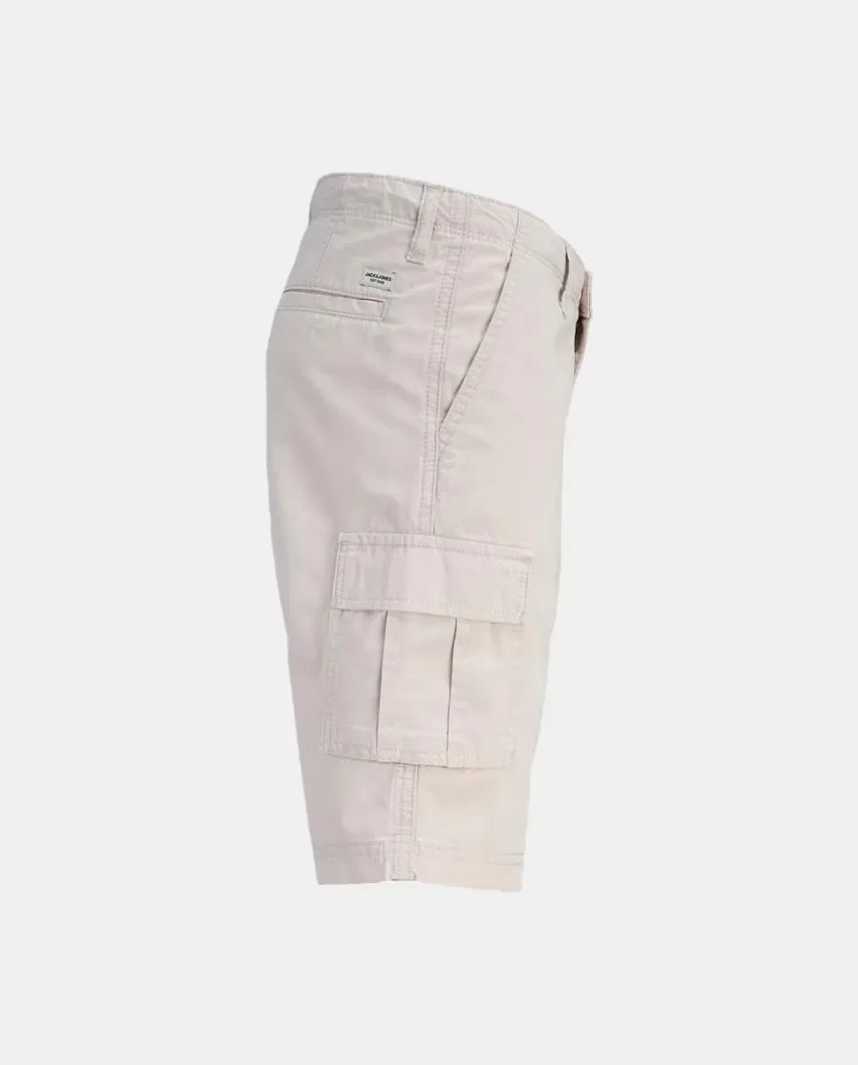 Детские шорты-бермуды для мальчиков свободного кроя Relaxed Fit Jack & Jones, Crema — фото 3
