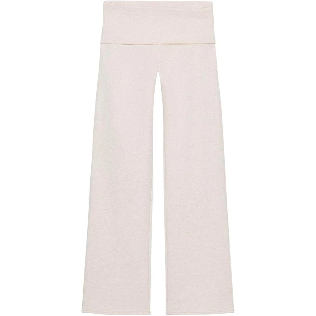 Женские брюки свободного кроя с широкими штанинами Beige ZARA, Beige