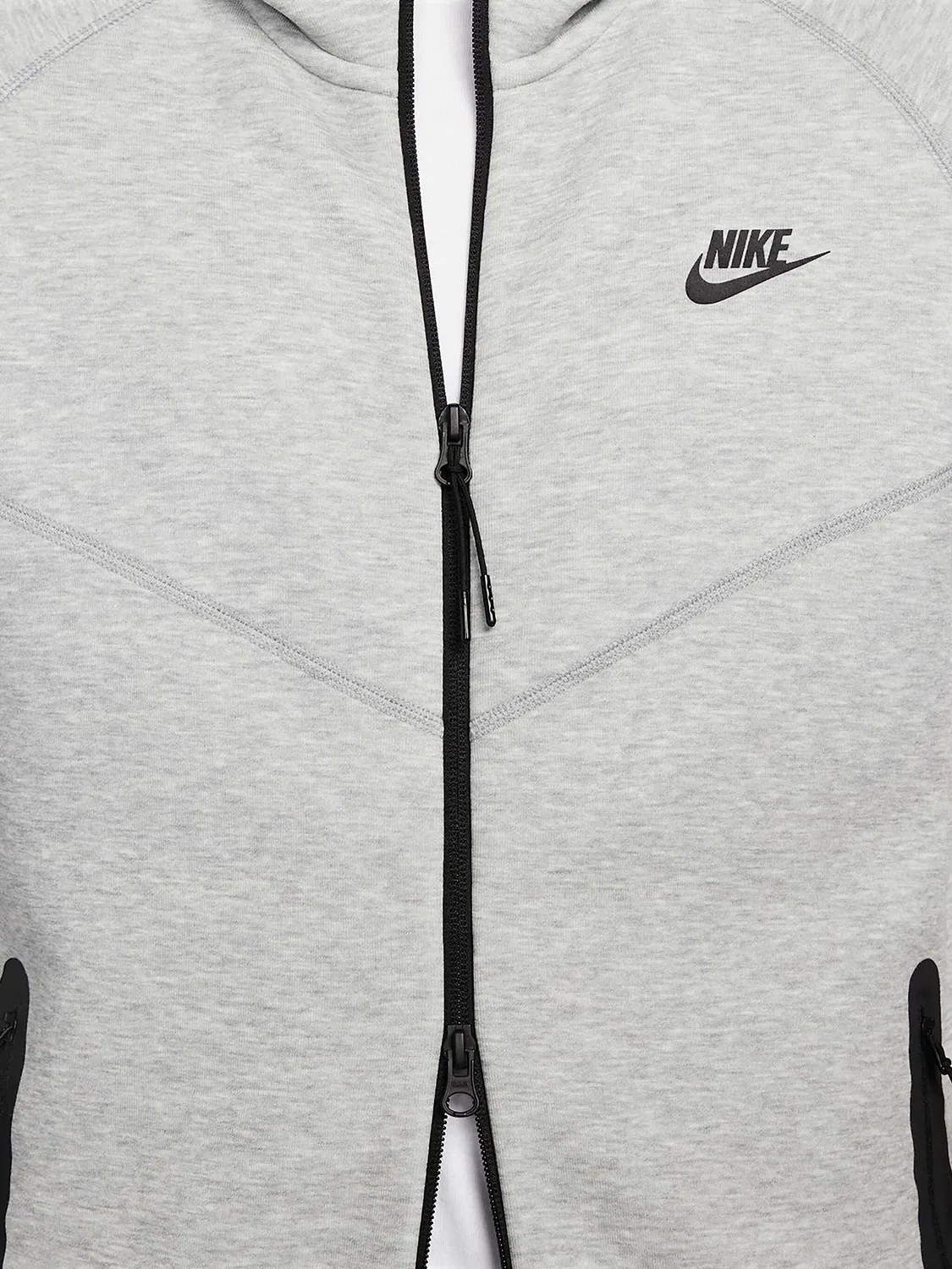 Худи Tech Windrunner Nike, серый — фото 2