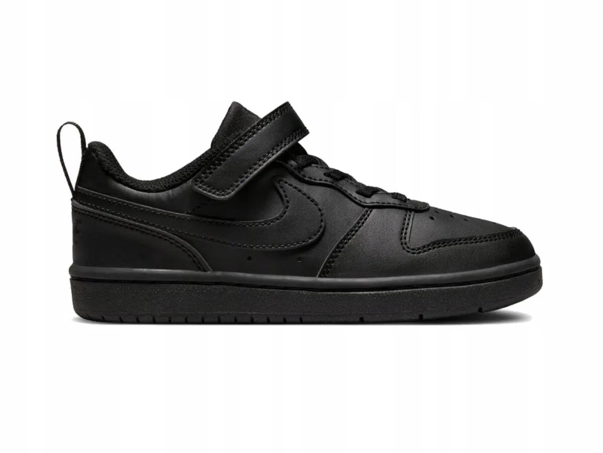 Детские кроссовки с липучкой Nike Court Borough Low, Schwarz