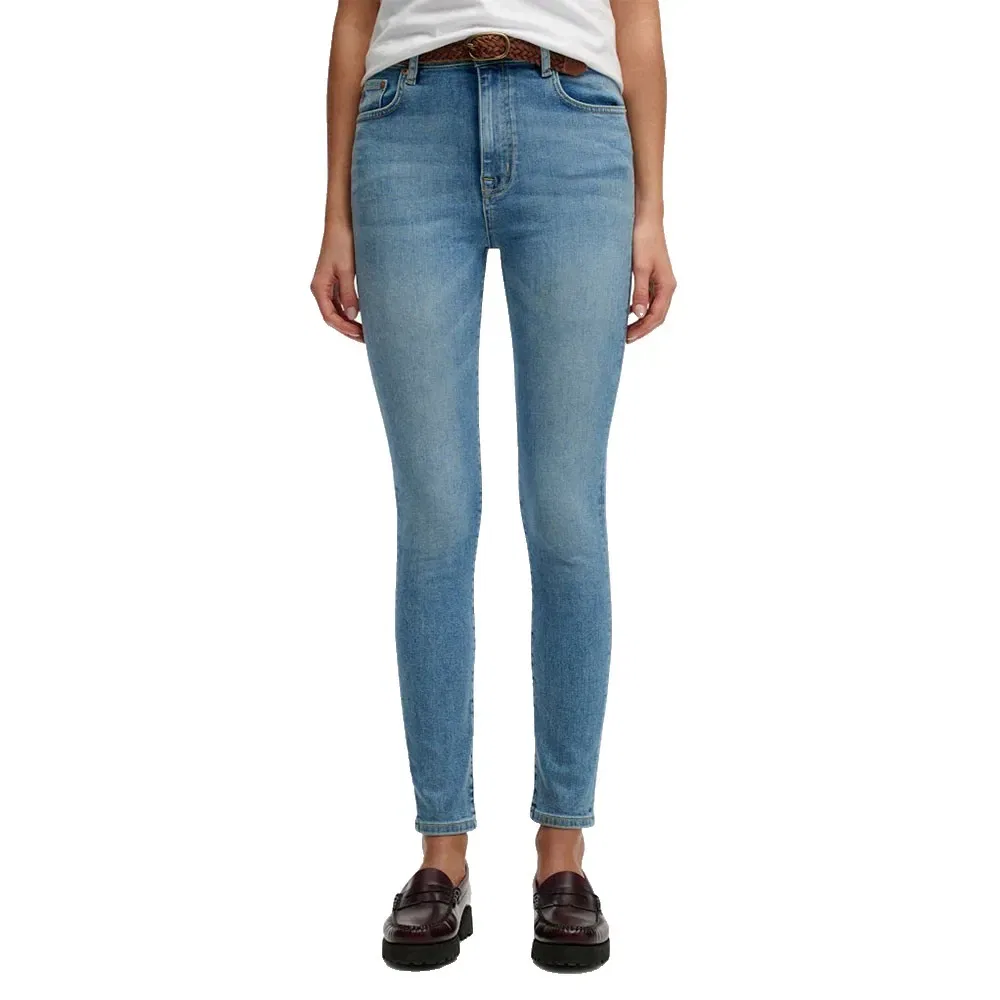 Женские джинсы скинни с высокой талией Superdry, Blue