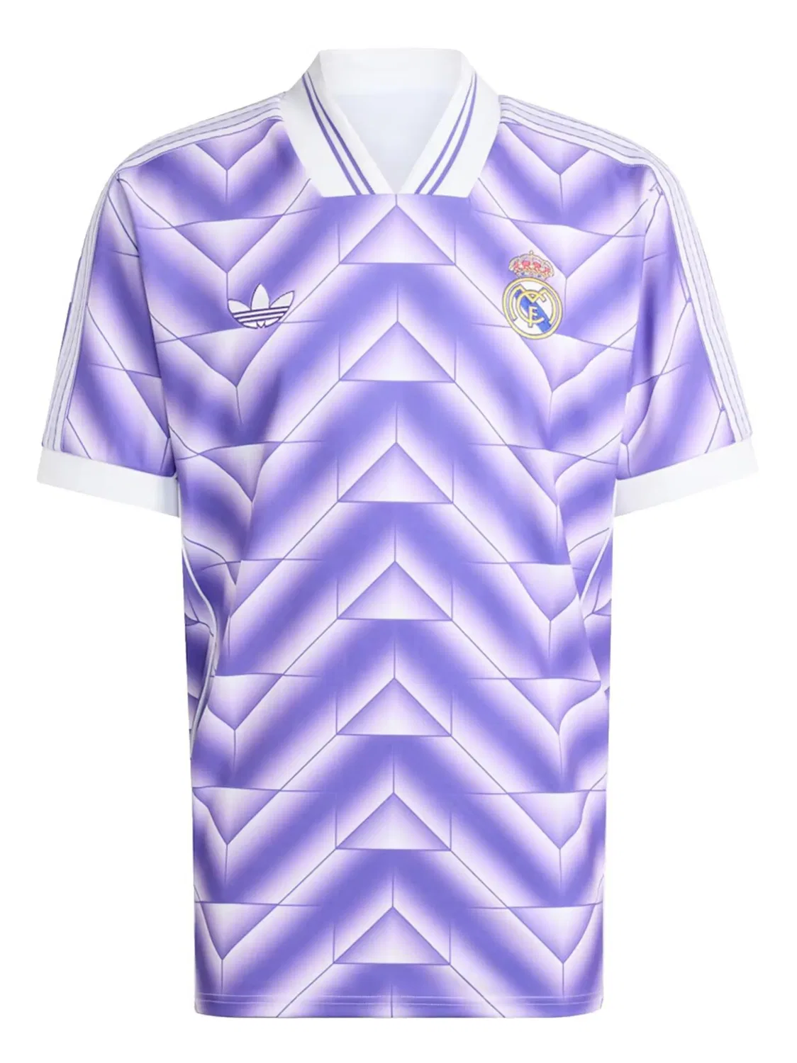 Футболка с геометрическим рисунком Adidas, фиолетовый
