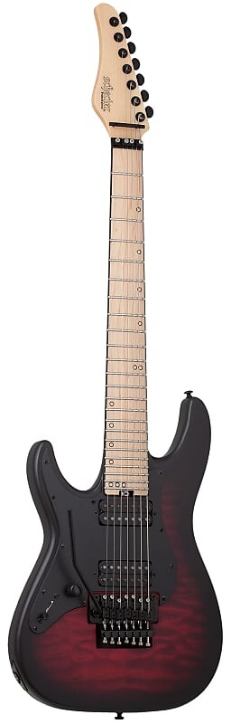 

Schecter Miles Dimitri Baker-7 FR LH Crimson Red Burst Satin
