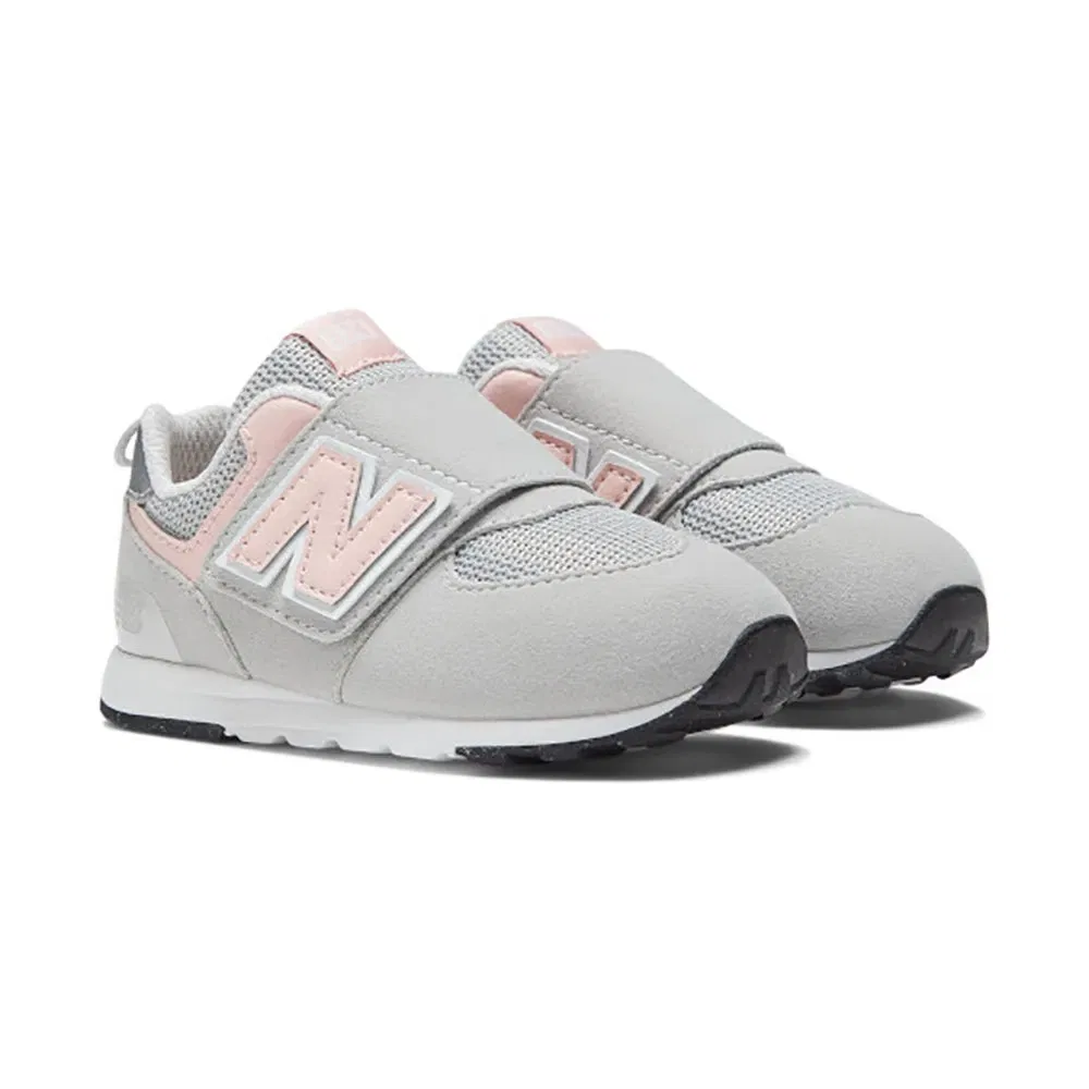 Кроссовки 574 Hook&Loop New Balance, серый — фото 4