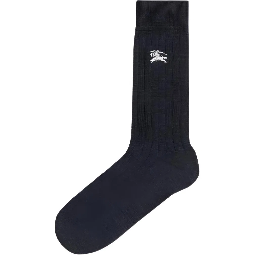 Носки Burberry Crew Socks, Marine Blue