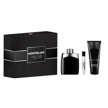 Мужской парфюмерный набор Eau De Toilette 100 мл, миниатюра 75 мл и гель для душа 100 мл Legend MONTBLANC