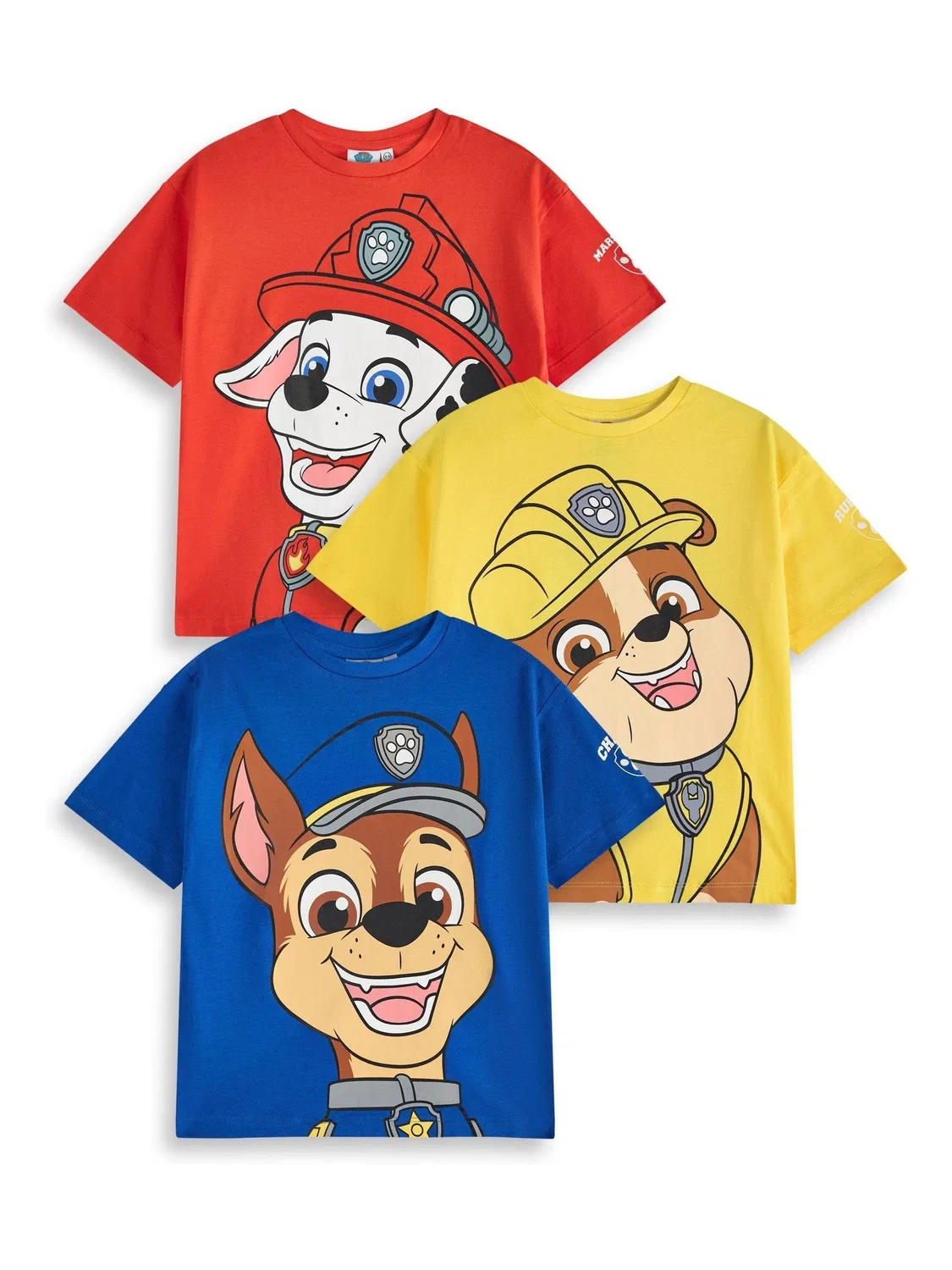 Футболки Paw Patrol 3шт Vanilla Underground, красный