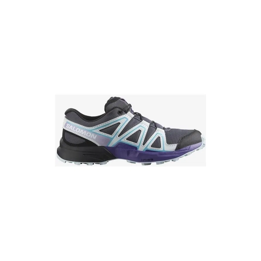 Детские кроссовки для outdoor с принтом Speedcross Salomon, Серый