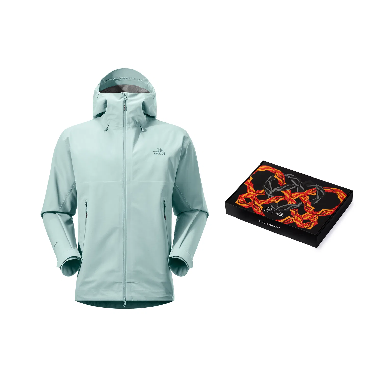 Детская ветровка для похода PELLIOT Rock Shell Hiking Windbreaker Jacket, Cloud Green