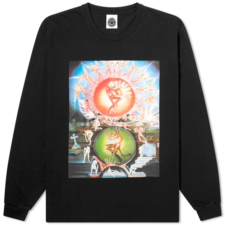 

Свитшот Good Morning Tapes As Above So Below Long Sleeve, черный/оранжевый/голубой