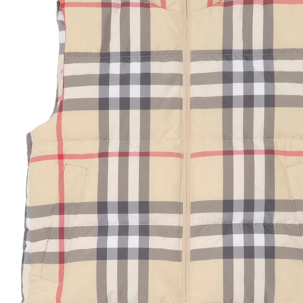 Женский жилет с принтом, Down Vests, Burberry, Multicolor — фото 3