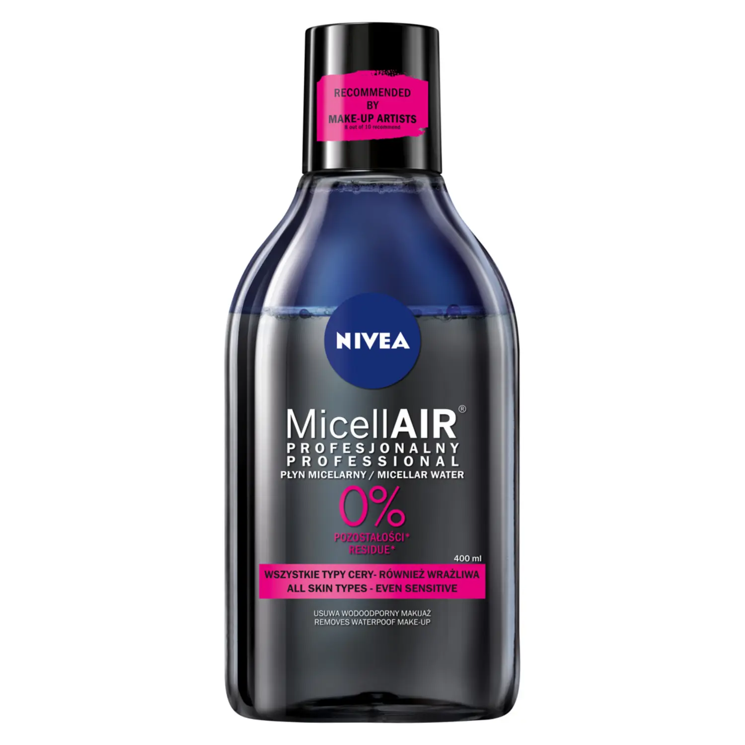 

Nivea MicellAIR профессиональная двухфазная мицеллярная жидкость для лица, 400 мл