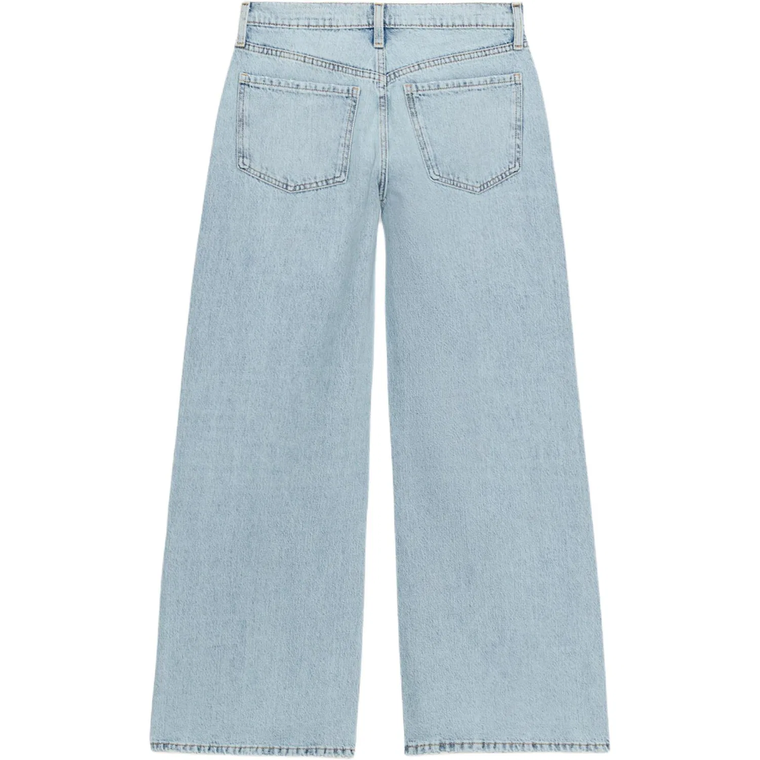 Женские джинсы свободного кроя с широкими штанинами Light Blue ZARA, Light Blue — фото 3