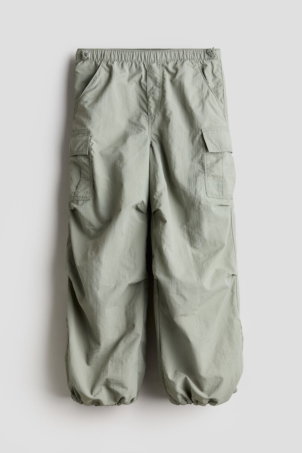 

Брюки H&M Kids Nylon Parachute, зеленый