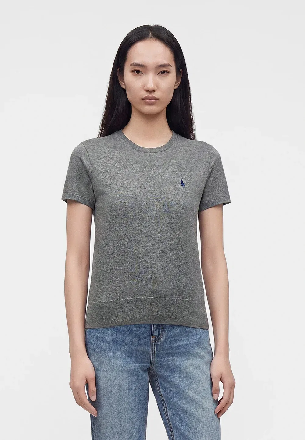 Простая футболка Polo Ralph Lauren, Antique Heather