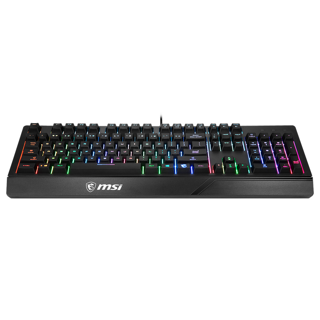 

Игровая проводная мембранная клавиатура MSI Vigor GK20, черная, английская раскладка