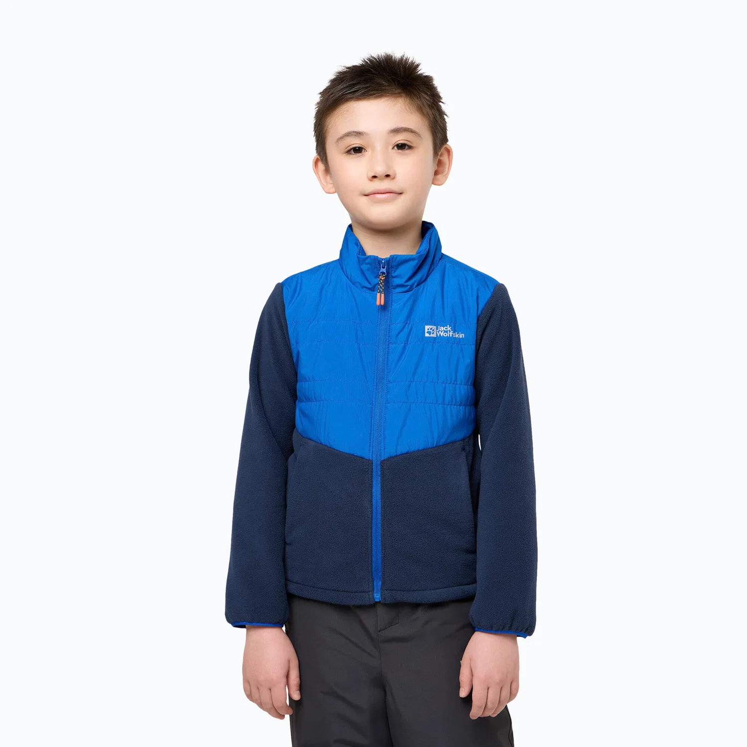 Детская гибридная куртка Haldor Hybrid Jack Wolfskin, BLAU