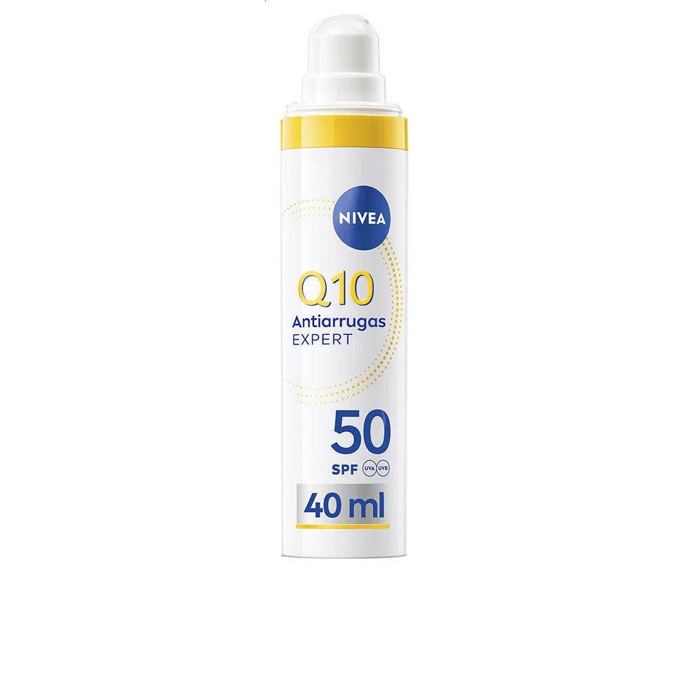 Антивозрастной флюид для лица SPF50 Nivea Q10 antiarrugas expert fluido, 40 мл