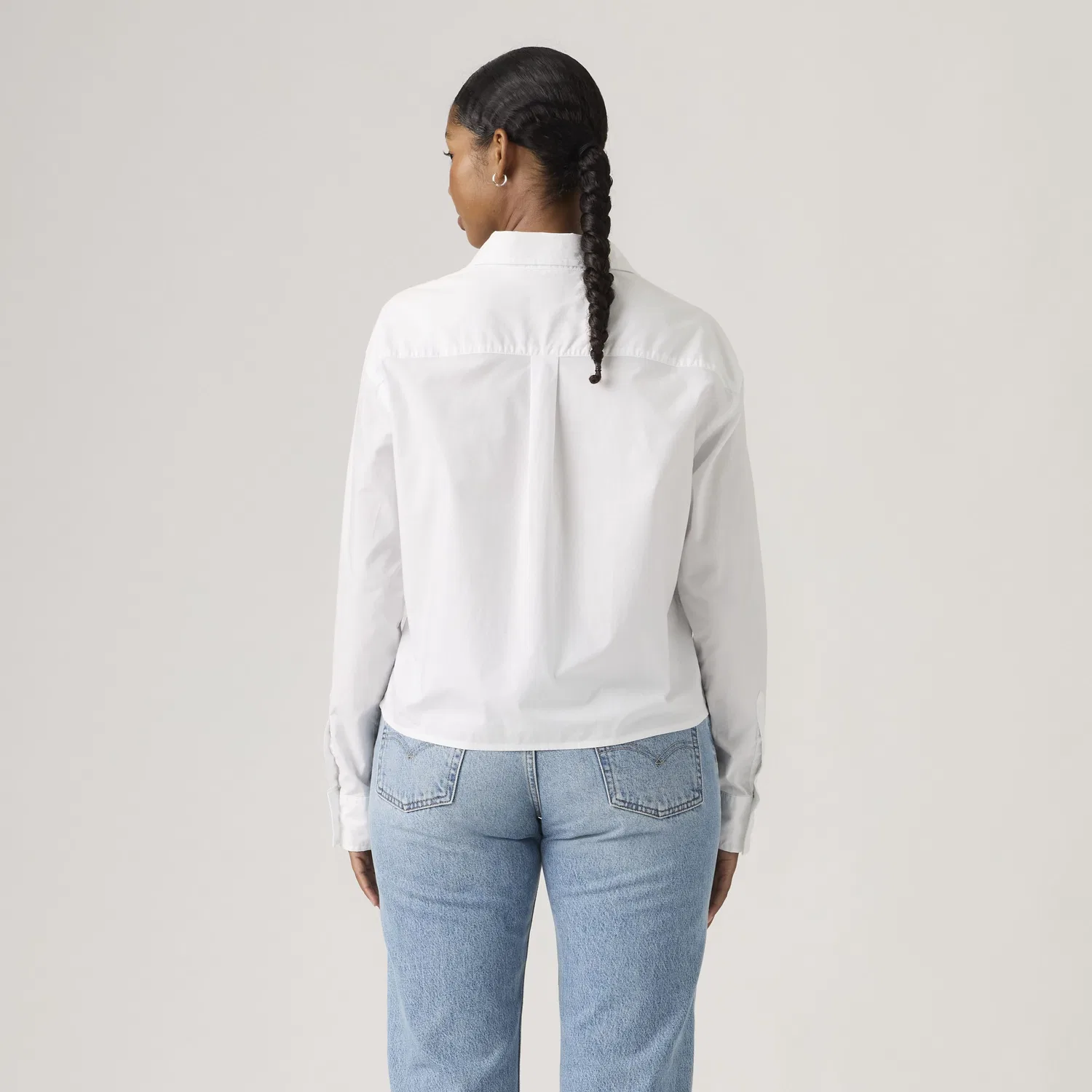 Укороченная рубашка Харли Levi's, White — фото 4