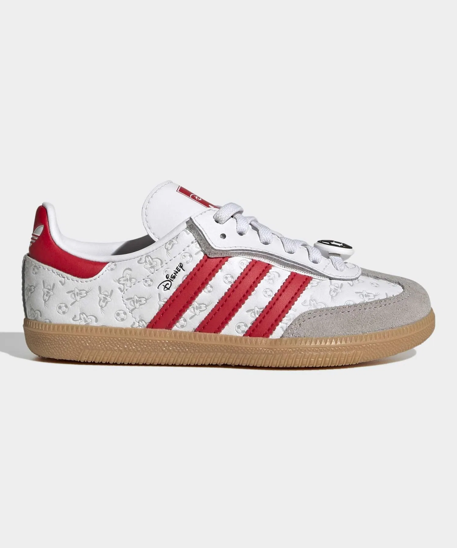 Детские кроссовки adidas Disney Samba OG из кожи белые