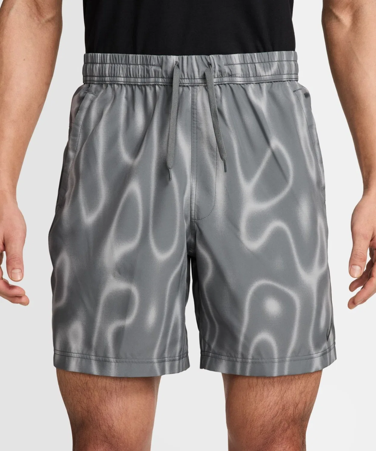 Мужские шорты с принтом Nike DF Form AOP NIKE, Charcoal Grey