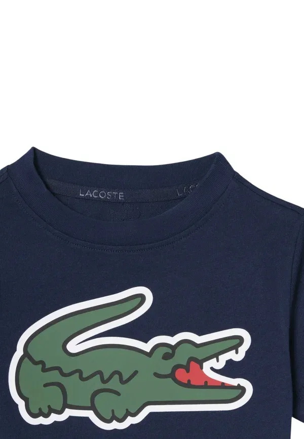 Футболка с ультрасухим принтом Lacoste, синий — фото 3