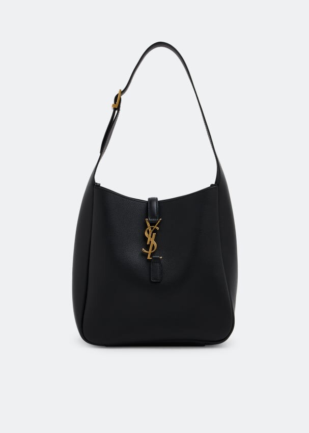 

Сумка-хобо SAINT LAURENT Le 5 À 7 soft small hobo bag, черный