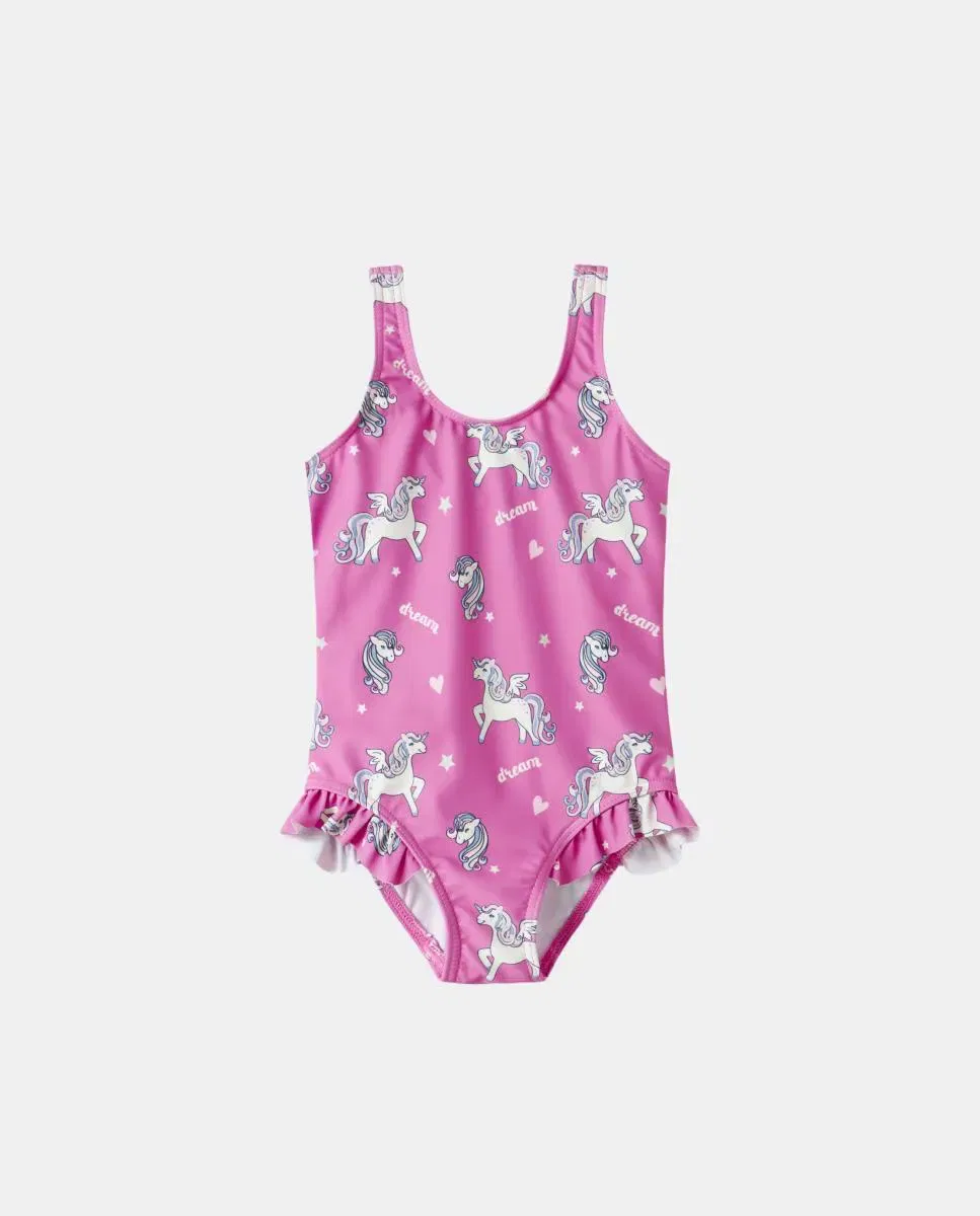 Детский купальник для девочек с воланами name it, Rosa
