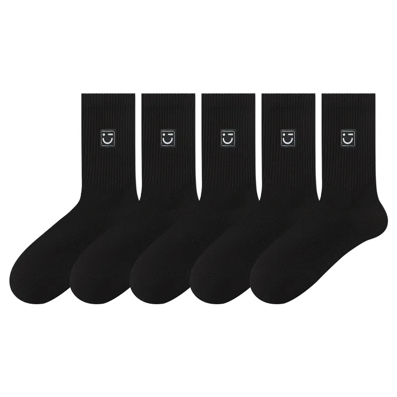 Детские носки с принтом Smiling Face MINISO, Black 5