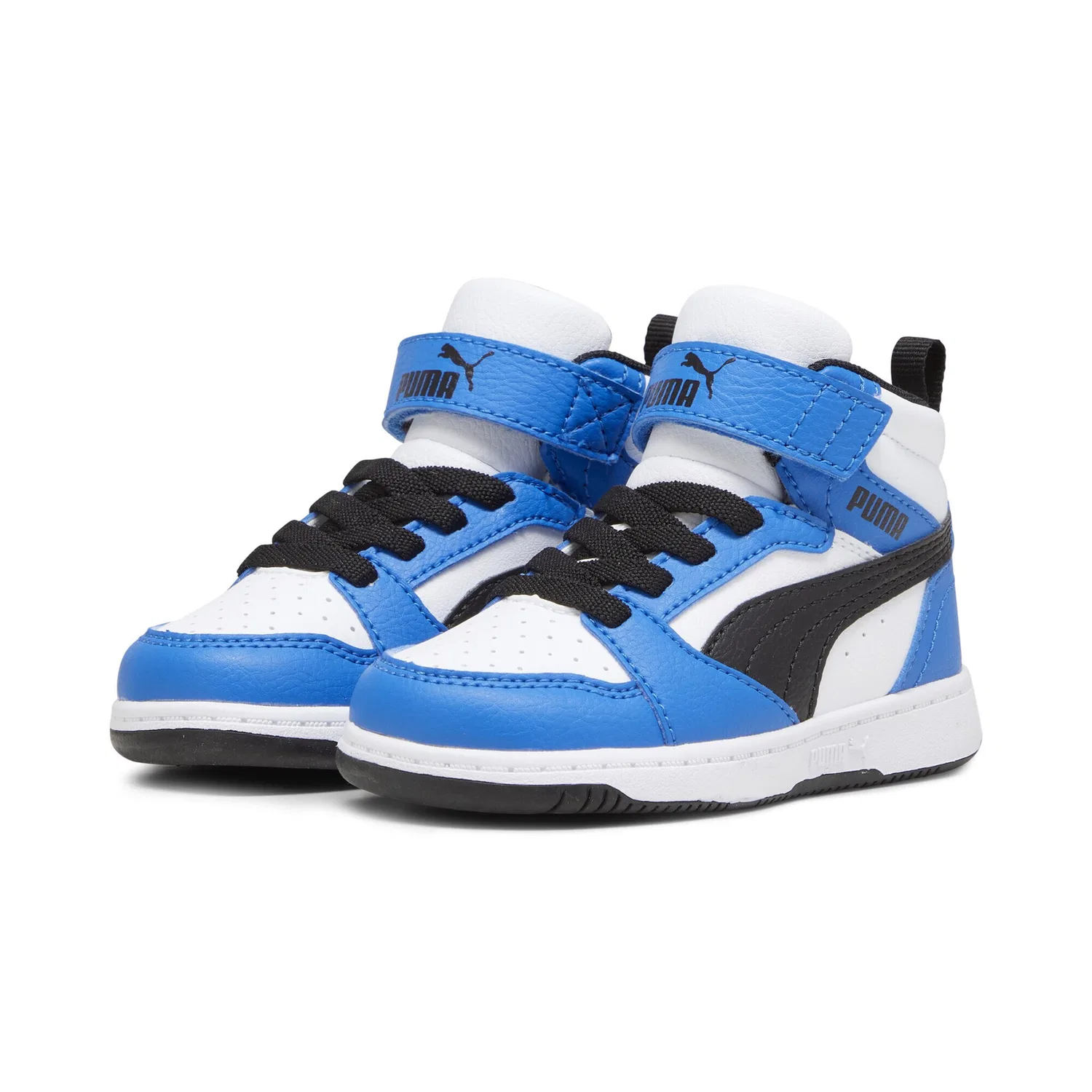 Детские кроссовки ретро PUMA, White Black Racing Blue