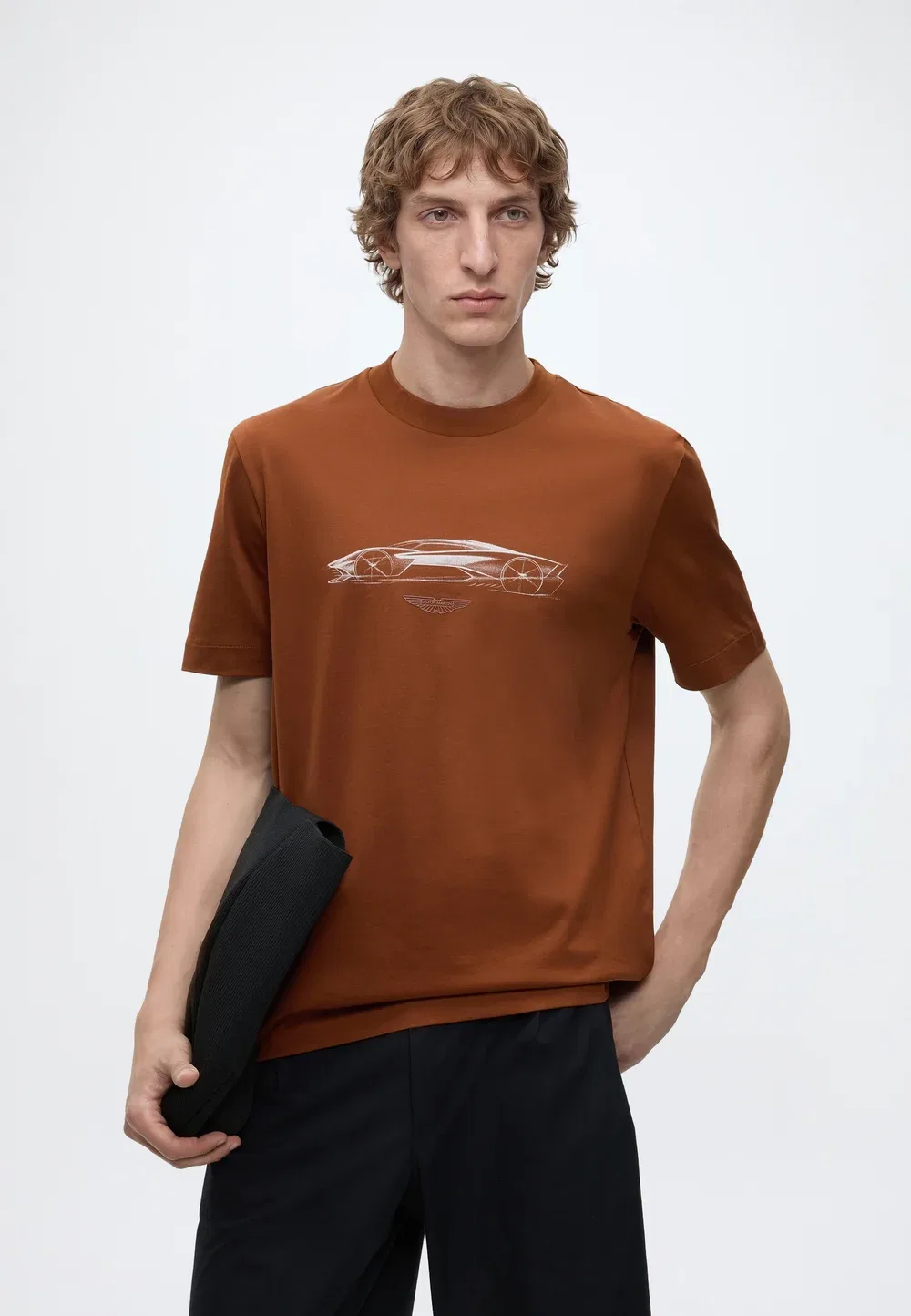 Футболка с принтом Taut Boss, Medium Brown — фото 4