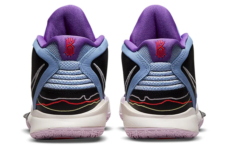 Кроссовки Nike Kyrie 8 Infinity, голубой/черный — фото 4