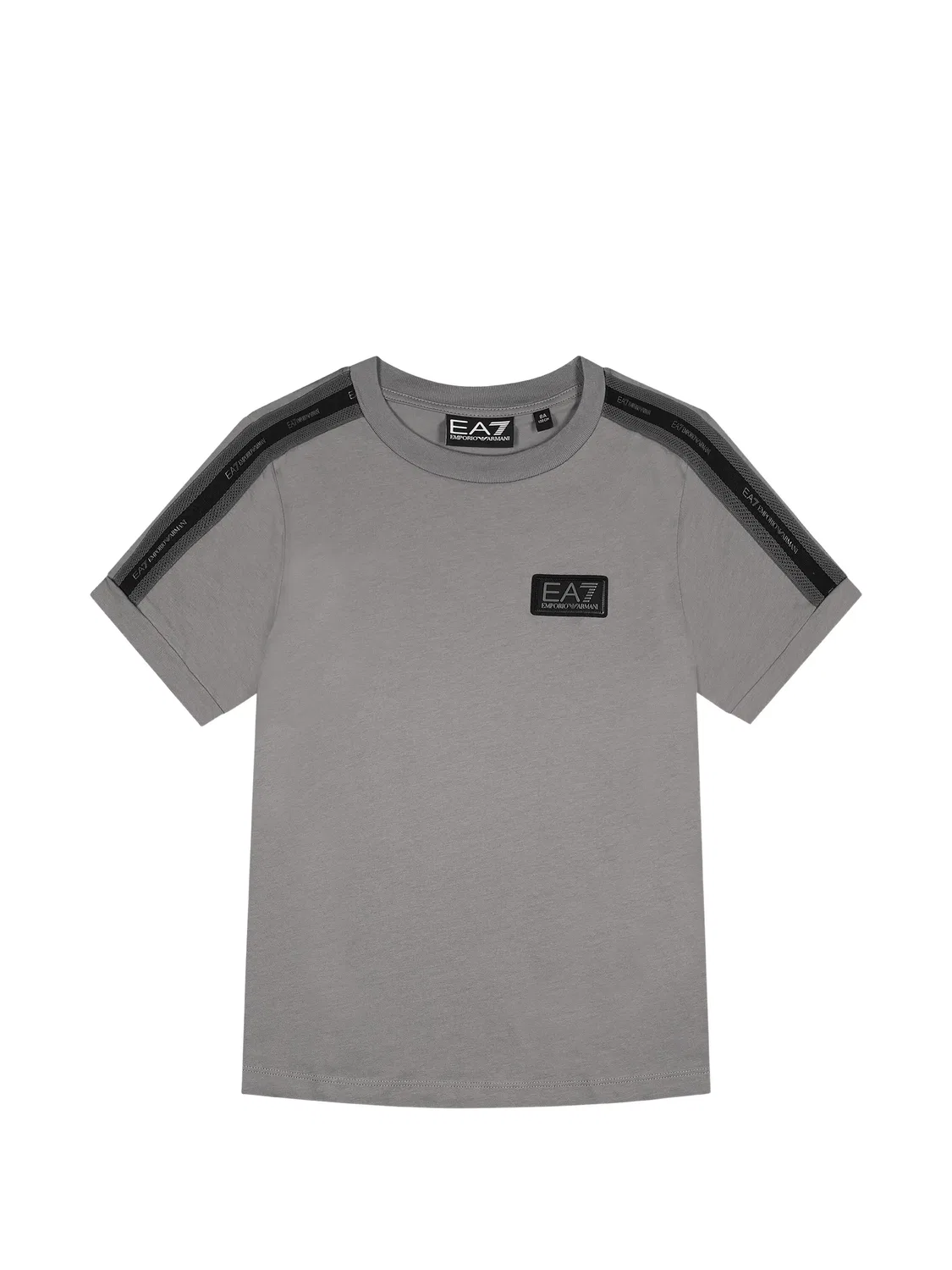 Футболка с нашивкой-логотипом Ea7 Emporio Armani, серый