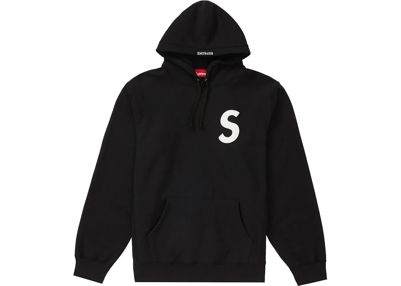 Мужская худи с длинным рукавом Hooded Sweatshirt (SS20) Supreme, Black