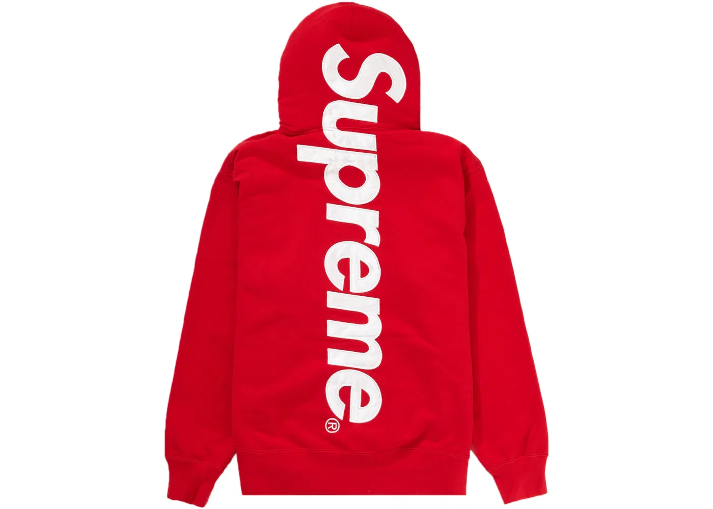 Мужская худи с сатиновой аппликацией Satin Appliqué Supreme, Red