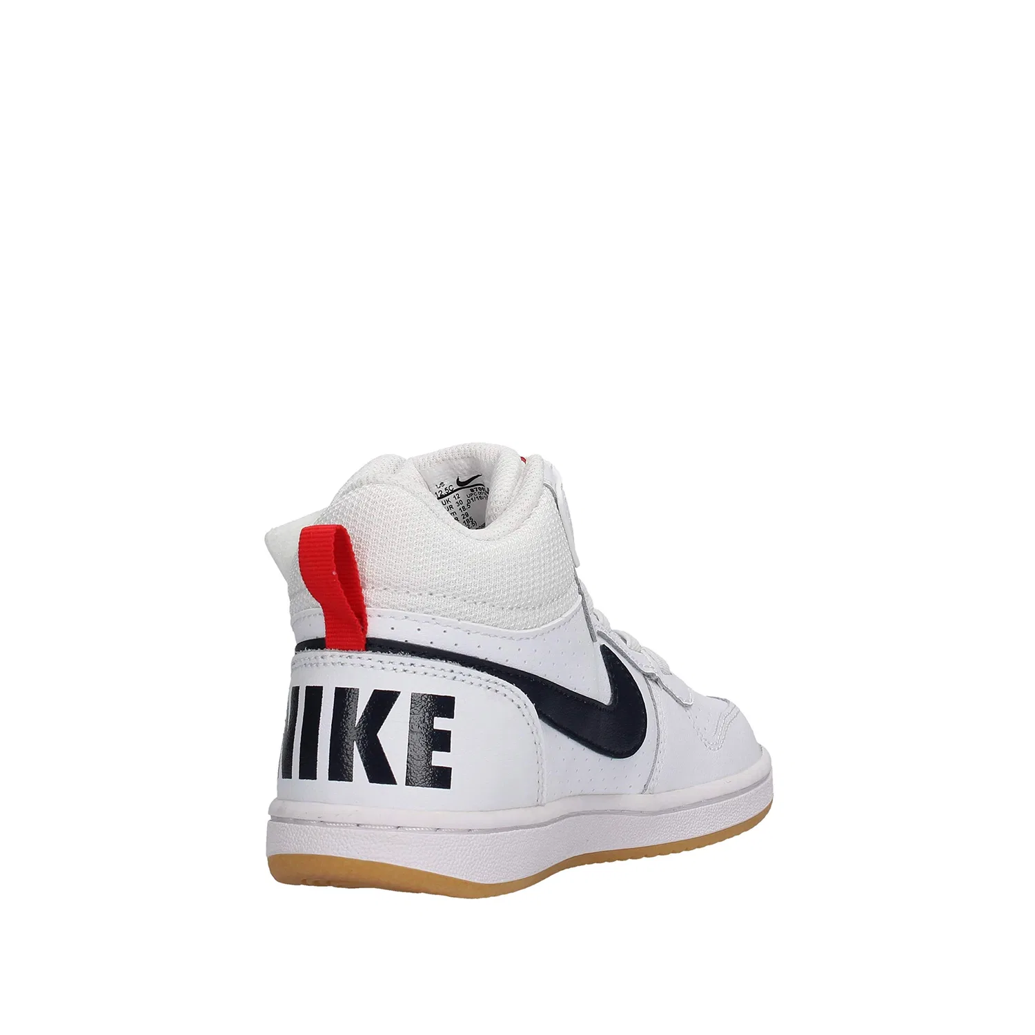 Детские баскетбольные кроссовки для мальчиков с высокой шнуровкой NIKE Court Borough Mid, Мультиколор — фото 4