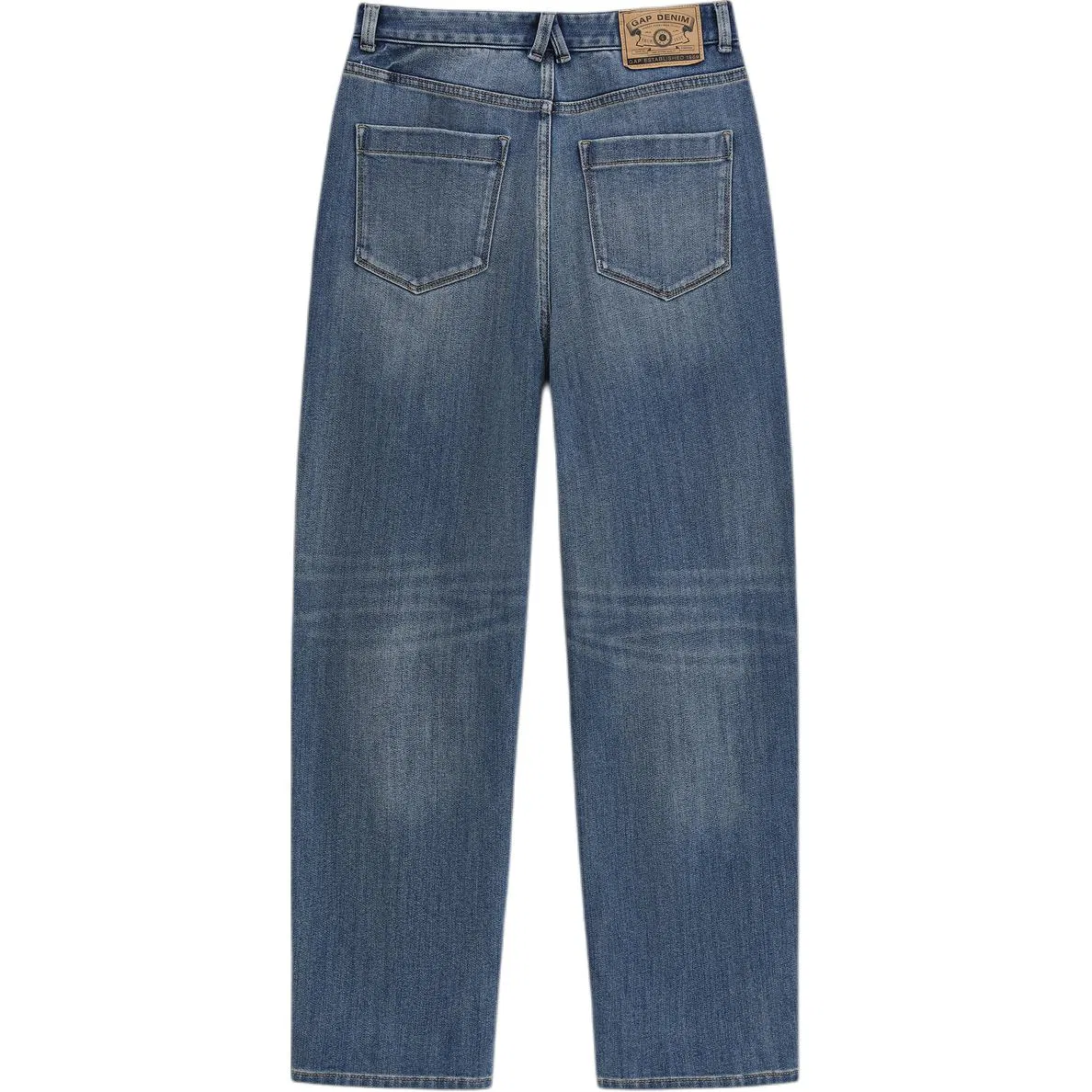 Женские джинсы прямого кроя Medium Washed GAP — фото 3