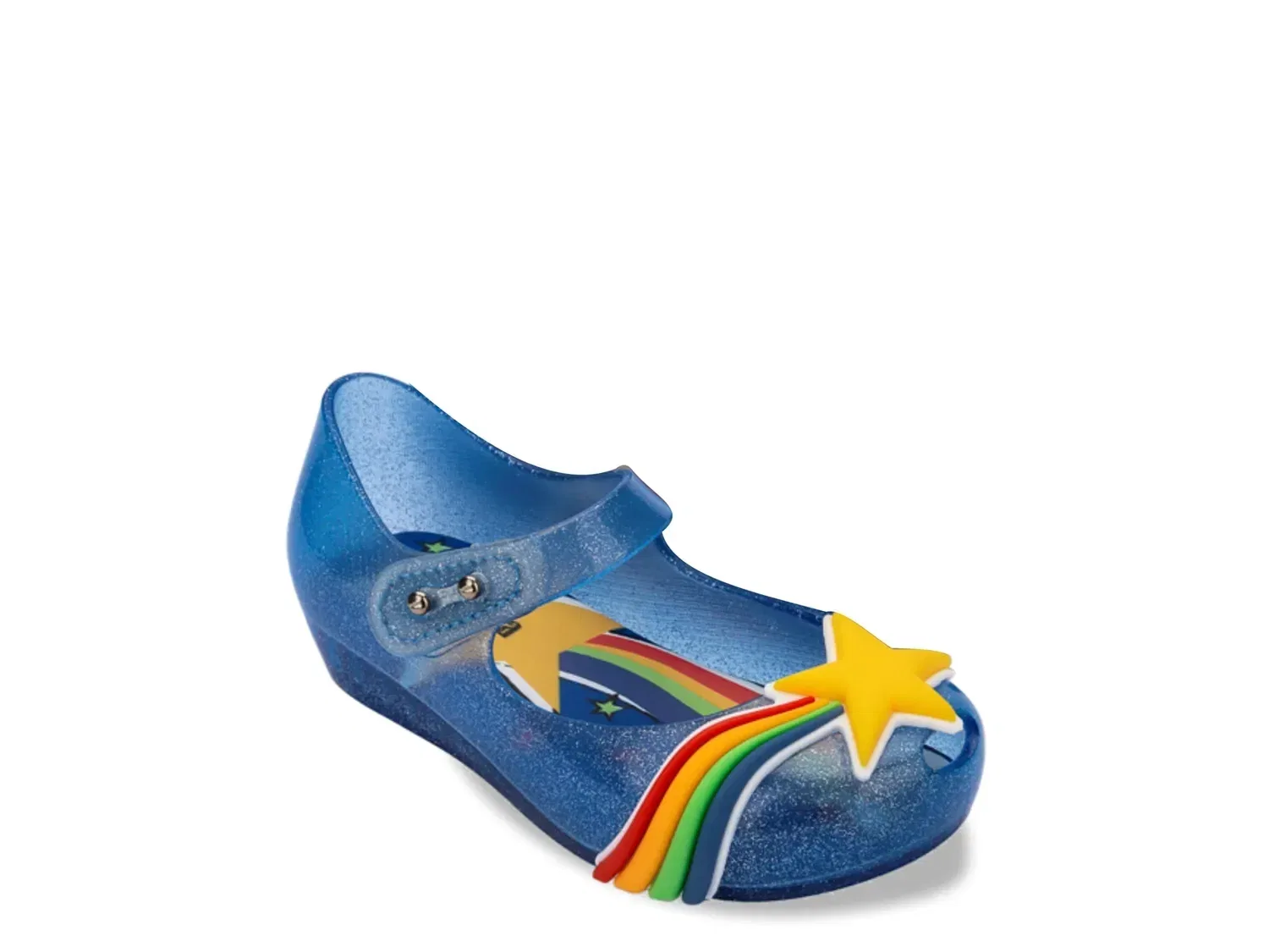 Туфли Mary Jane из прозрачного пластика, Mini Melissa, голубой