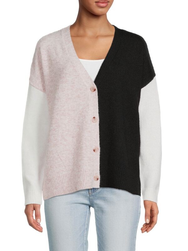 

Кардиган с цветными блоками robbie Central Park West Black multicolor